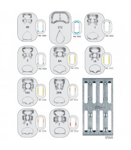 Clamps acier inoxydable matte 99740