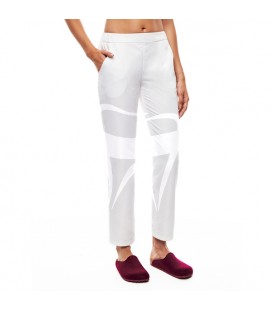 PANTALON SLIM AROUSA FEMME BLANC TAILLE L