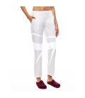 PANTALON SLIM AROUSA FEMME BLANC TAILLE L