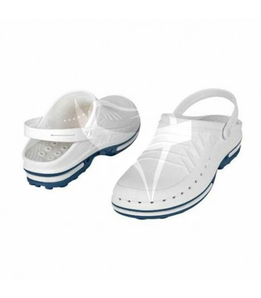 SABOTS WOCKCLOG BLANC S/BLEU 36-37