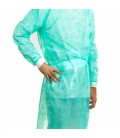 BLOUSE IMPERMEABLE NON STERILE VERTE