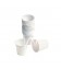 GOBELETS EN PLASTIQUE BLANC