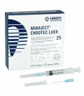 AIGUILLES MIRAJECT ENDOTEC 0,8 X 25 MM. VERTES 21G