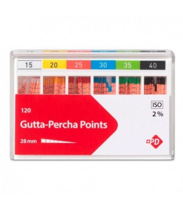 POINTES GUTTA PERCHA 2% 27986