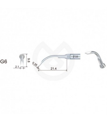 INSERT PROPHYLAXIE DTE WOODPECKER COMPATIBLE SATELEC ET NSK 75427