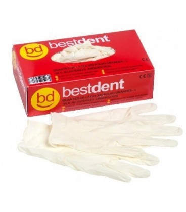 Gants latex non poudrés 23655