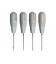 LUXATEUR 3C 3 mm POINTE COURBE NOIR