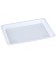 PLATEAU JETABLE SANS COMPARTIMENT 20x10 cm